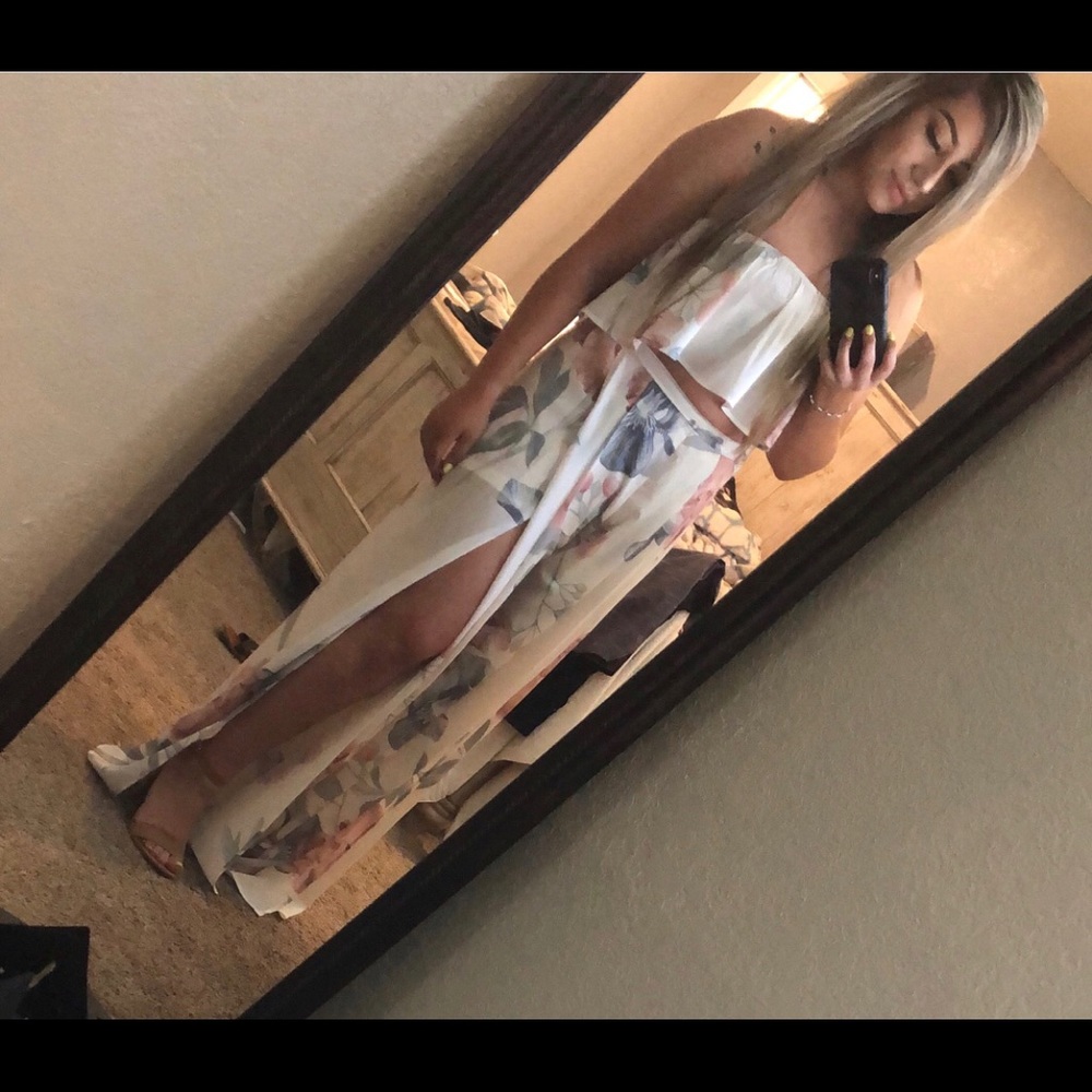 2 piece jump suit